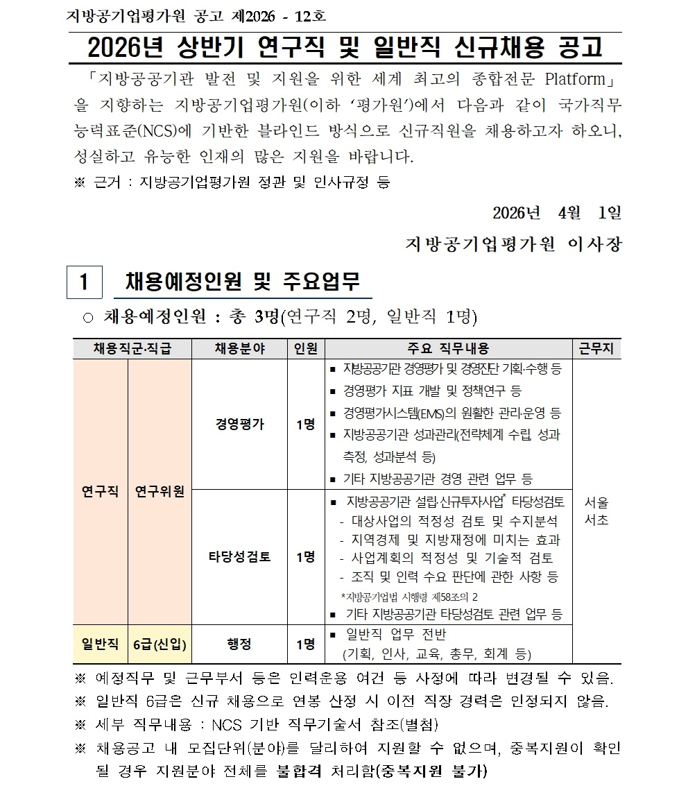 (붙임) 2026년 상반기 연구직 및 일반직 신규채용 공고001.jpg (붙임) 2026년 상반기 연구직 및 일반직 신규채용 공고001.jpg